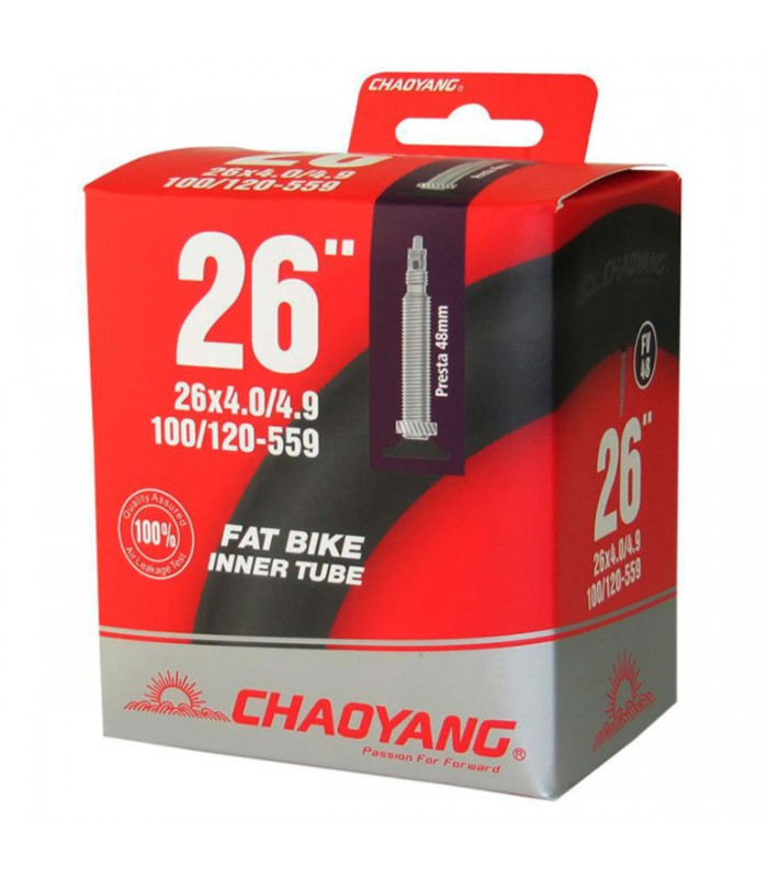 Camera d'aria CHAOYANG 26"x 4.0 FAT con Valvola PRESTA 48mm