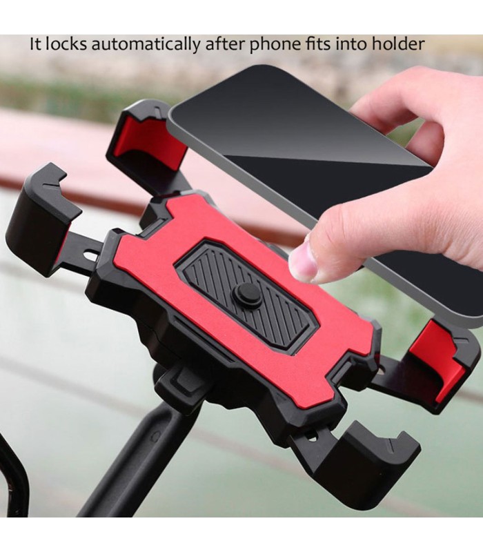 Supporto per telefono da Bici regolabile a 360° antivibrazione