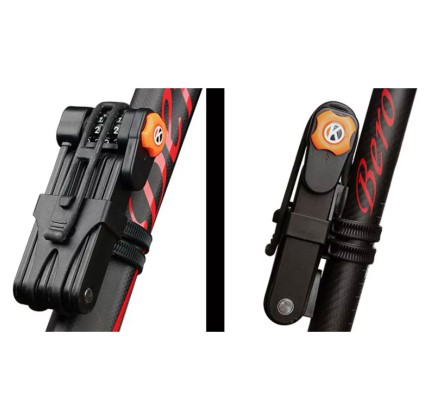 Lucchetto antifurto a catena pieghevole per Bici e Monopattini